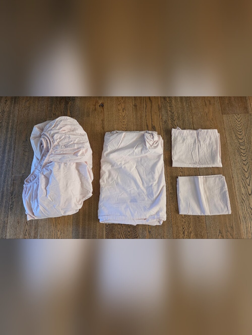 Linden Street - Bed Sheet Set -  Queen - 4 Pcs (Flat Sheet, Fitted Sheet....